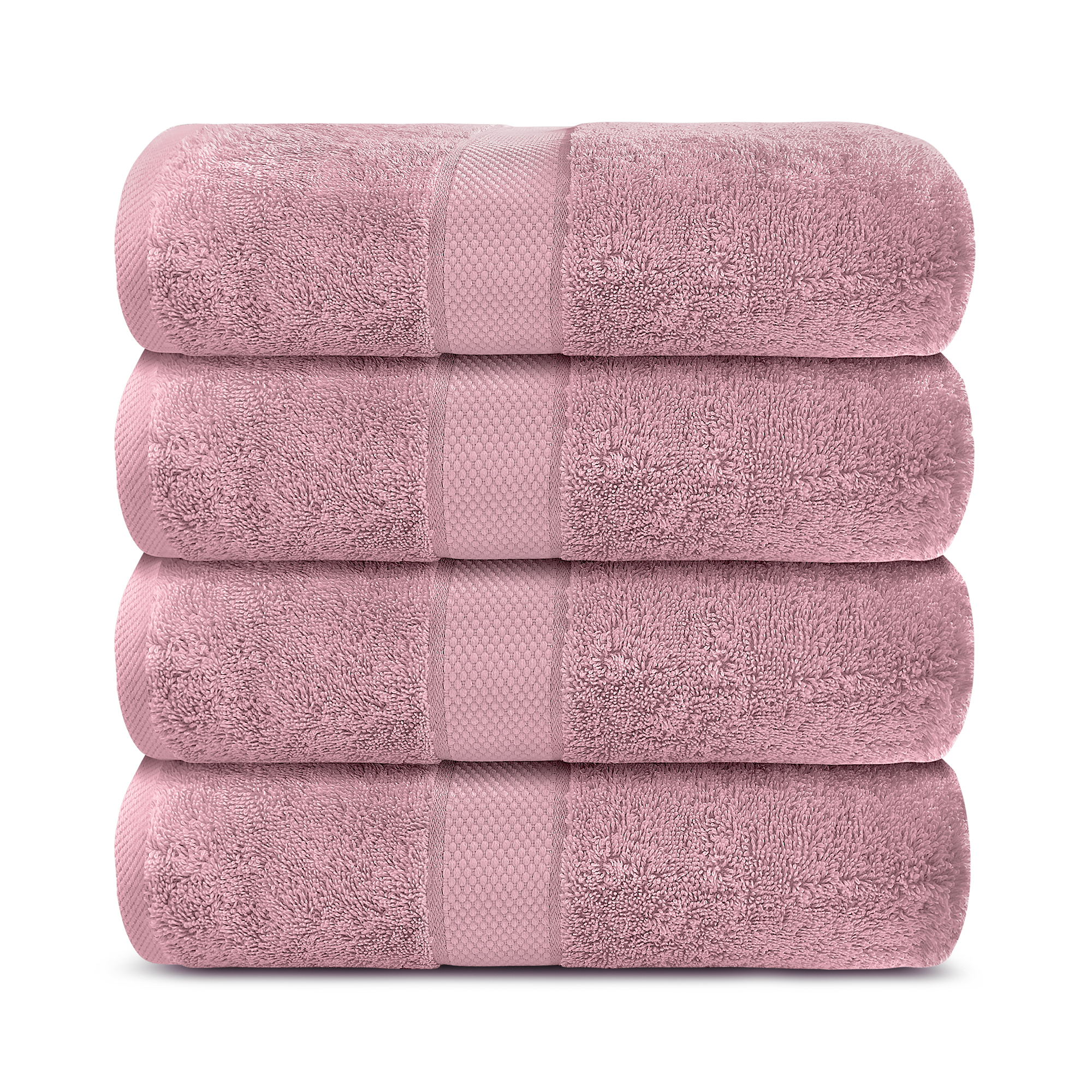 AVI LIVING Ultimate Essential Bath Towel Set of 2 500 GSM Pink & Turquoise