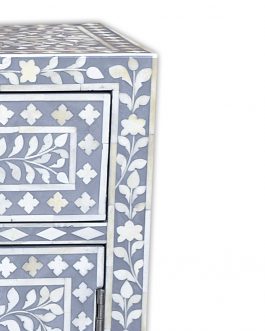 Lavish Touch Accadia Side Table – Bone Inlay