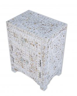 Lavish Touch Mia Side Table – Mother of Pearl Inlay