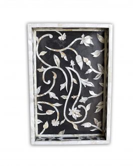 Lavish Touch Roswell Tray – Mother of Pearl Inlay