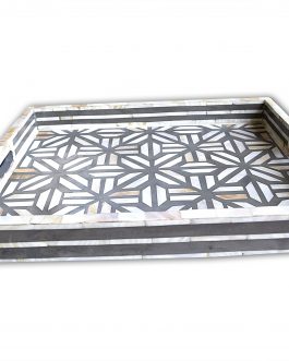 Lavish Touch Esagono Tray – Mother of Pearl Inlay