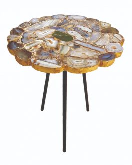 Lavish Touch Hadely Table – Agate Stone
