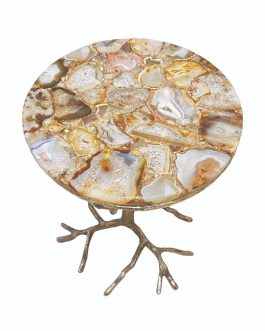 Lavish Touch Ayla Table – Agate Stone