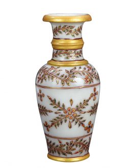 Lavish Touch Celeste Marble Vase