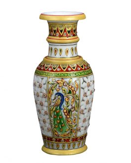 Lavish Touch Zara Marble Vase
