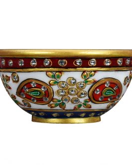 Lavish Touch Sobo Marble Bowl