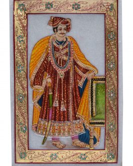 Lavish Touch Mughal Painting – King
