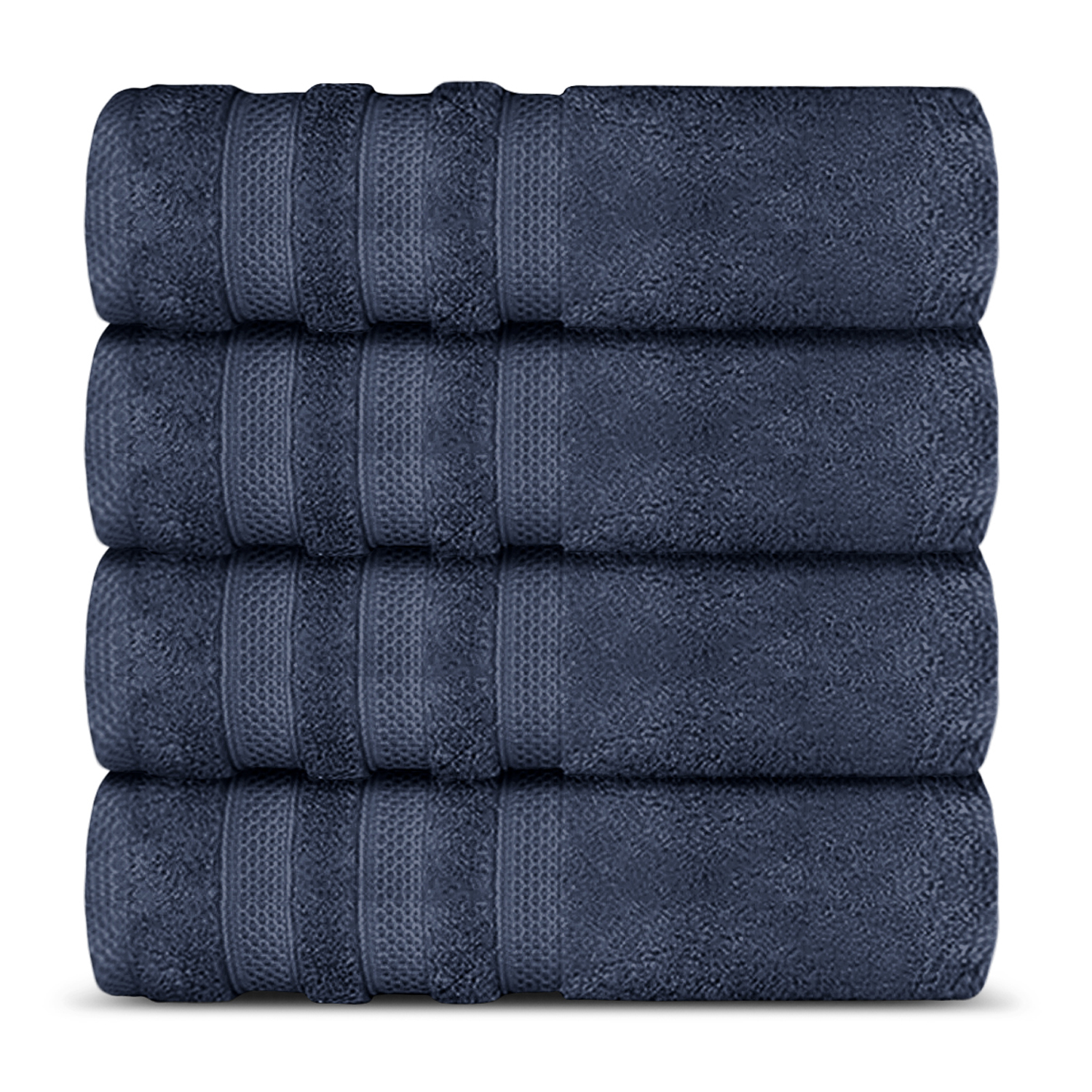 Lavish Home 12-piece Cotton Towel Set, Navy : Target